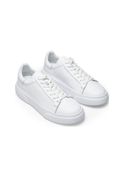 Makras Exclusive 777 Erkek Deri Sneaker Ayakkabı Beyaz