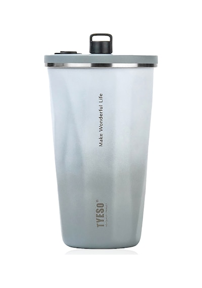 Tyeso Candy Tumbler Vakumlu Paslanmaz Çelik Termos 600 Ml-Siyah