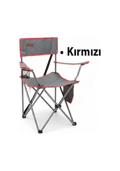 Madfox Trekmate Strap Katlanır Outdoor Koltuk Kırmızı