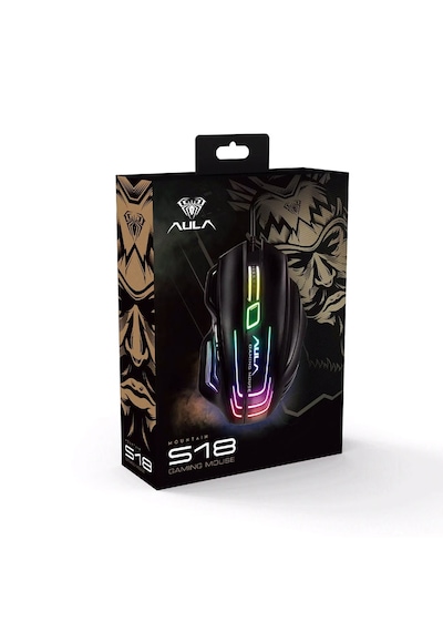 Aula S18 6400dpı Rgb 7 Programlanabilir Tuş 1000hz Gaming Mouse