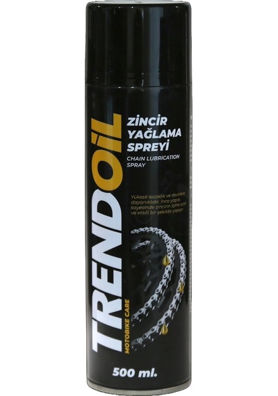 Trendoil Motosiklet Zincir Temizleme Spreyi 500 ML