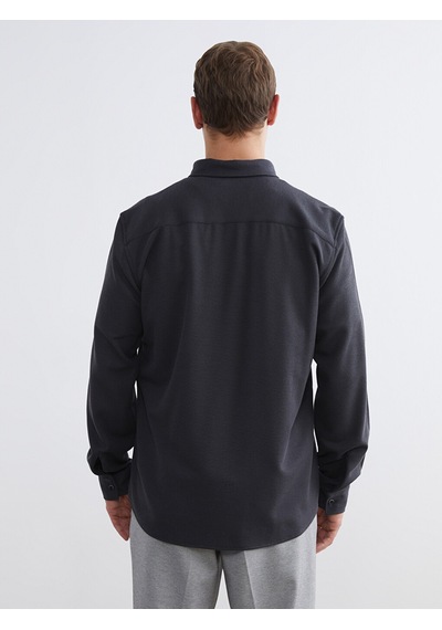 Lcw Vision Antrasit Slim Fit Erkek Gömlek
