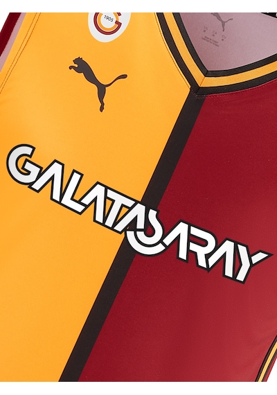 Galatasaray Puma 2024/2025 Parçalı İç Saha Basketbol Forma 68932301 Sarı - Kırmızı