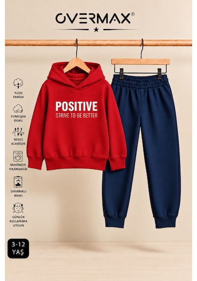 Overmax Positive Baskılı Çocuk Kapüşonlu Eşofman Takımı 3-12 Yaş Kırmızı Üst-lacivert Alt - 921413254 Kırmızı Üst-lacivert Alt Overmax Positive Baskılı Çocuk Kapüşonlu Eşofman Takımı 3-12 Yaş Kırmızı Üst-lacivert Alt - 921413254 Kırmızı Üst-lacivert Alt