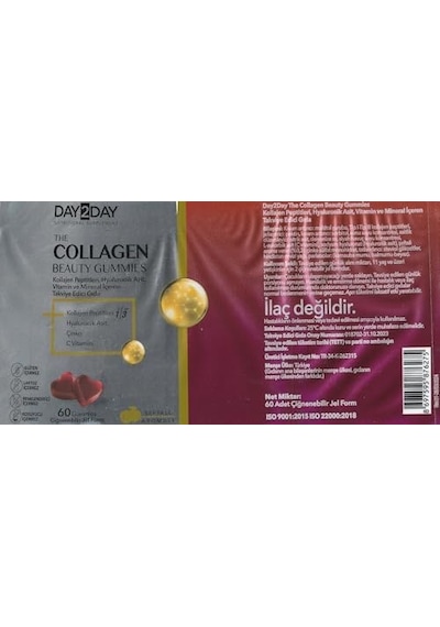The Collagen Beauty Gummies Çiğnenebilir, Jel Form 2 Paketi 7/8 Yaş
