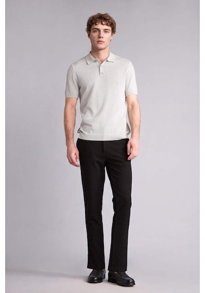 Defacto Tailored Fit Düz Paça Pantolon B8577ax26spbk27 Siyah-bk27