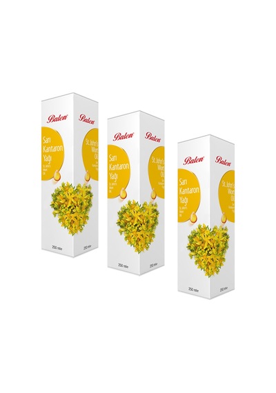 Balen Sarı Kantaron Yağı 3 x 250 ML