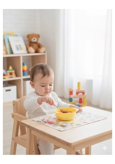 Ultra Lüks Paslanmaz Çoçuk Mama Kaşık Ve Çatal Seti Pembe