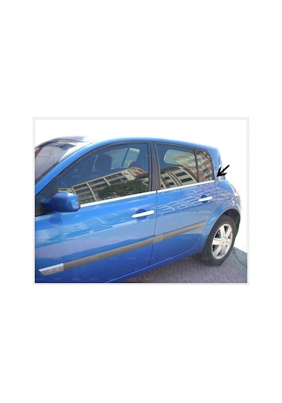 Renault Megane 2 Krom Cam Çıtası 4 Prç. 2002-2009 P. Çelik Hb Renault Megane 2 Krom Cam Çıtası 4 Prç. 2002-2009 P. Çelik Hb