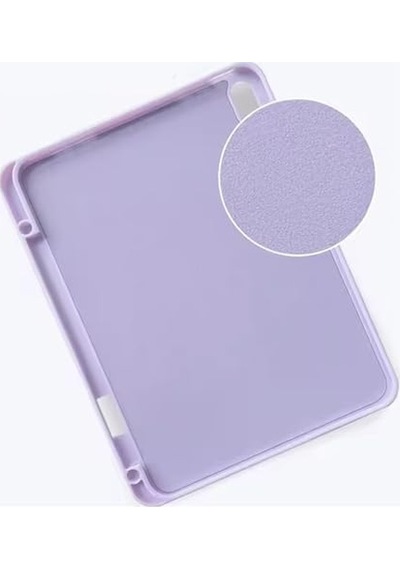 İpad Pro 12.9 5.nesil Uyumlu Kılıf - Lüks Kadife İç Kaplamalı, Mıknatıslı V-stand Tablet Arka Kapak A2378-a2461-a2379-a2462