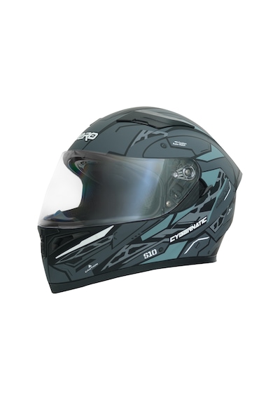 Gp Nero Mks003-mbb1g Güneş Vizörlü Şeffaf Full Face Motosiklet Kaskı Gri