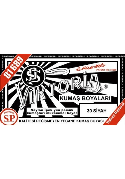 Viktoria Kumaş Boyası 10 gr 1 Paket