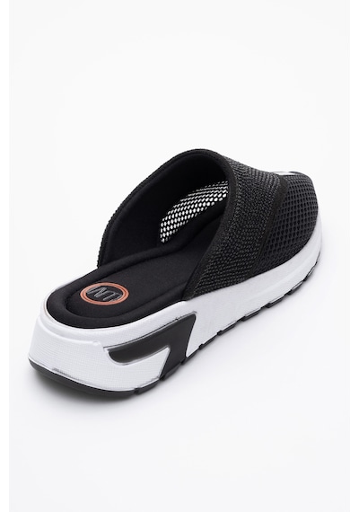 Luvishoes Glea Siyah Taşlı Fileli Burnu Kapalı Kadın Terlik Siyah