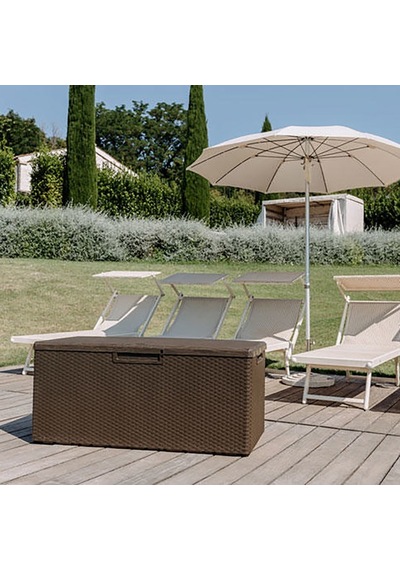 Portofino Plastik Sandık 340 Lt Kahverengi
