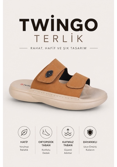 Twingo Günlük Ortopedik Lux Eva Terlik Erkek Turuncu