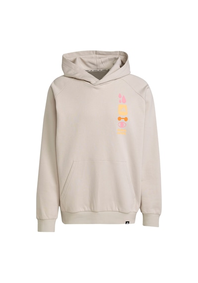 Adidas Gfx Hoodıe Krem Erkek Sweatshirt 000000000102264567 Bej