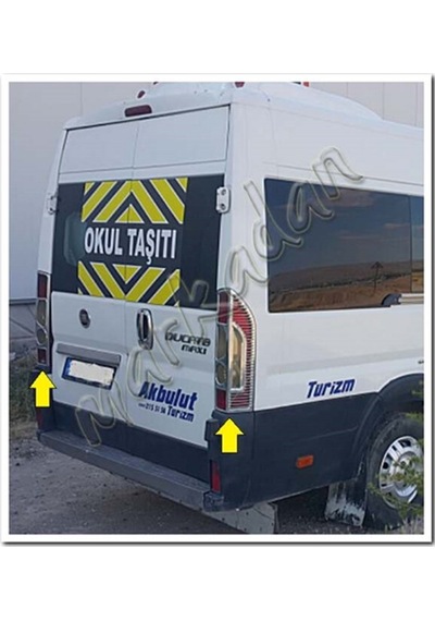 Db Chrome Fiat Ducato Stop Çerçevesi 2006-2014 2 Parça Abs Krom