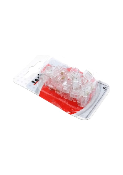 Tek-iş 6p6c Rj12 Rj11 Telefon Plug Konnektör 25 Adet