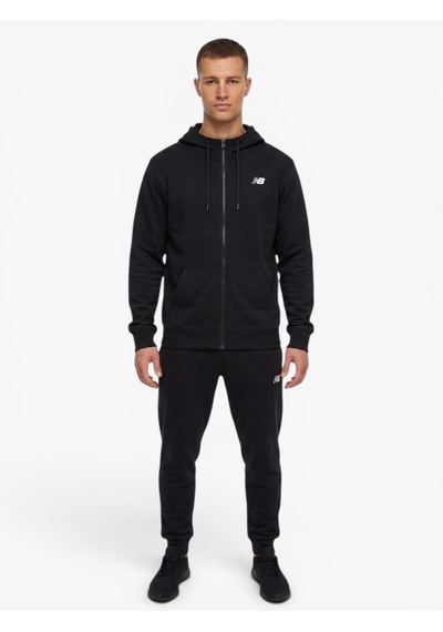 New Balance Nb Lıfestyle Men Full Zıp Erkek Siyah Sweatshirt - Mnj3646