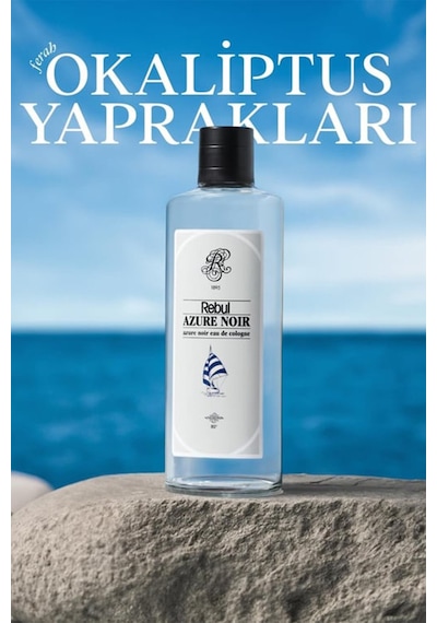 4 Adet Rebul Kolonya 250 Ml Azure Noır