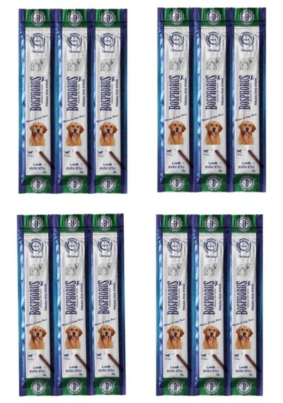 Köpekler İçin Kuzu Etli Stick Ödül Çubukları 4 x 3'lü
