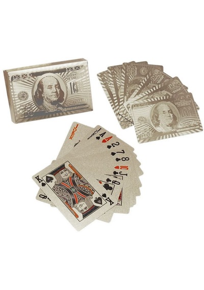 Silverdolar İskambil Kağıdı Pvc Su Geçirmez Oyun Kağıdı Cin383slv