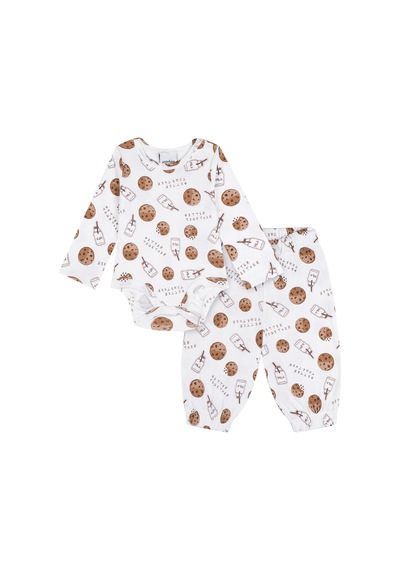 Antebies Organik, Beyaz,kahverengi Kurabiye Canavarı, Bel Lastikli Bağcıklı, Uzun Kol Body Pantolon Bebek Set Kahve Antebies Organik, Beyaz,kahverengi Kurabiye Canavarı, Bel Lastikli Bağcıklı, Uzun Kol Body Pantolon Bebek Set Kahve