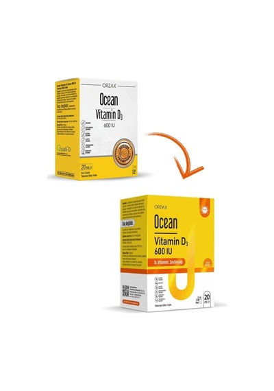 Ocean Vitamin D3 600 Iu Oral Sprey 20 Ml 850077028526