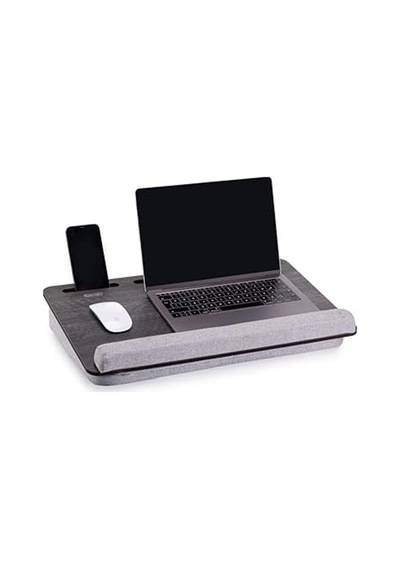 Minderli Laptop Sehpası, Antik Gri Renk İle Kullanışlı Tasarım