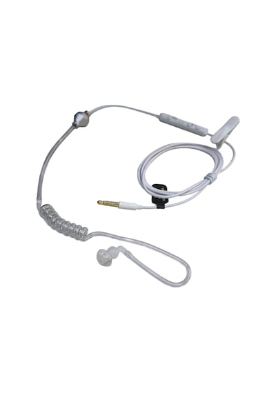 Mikrofonlu 3.5mm 4 Boğum Sipiral Mono Koruma Kulaklığı "kablolu Kulaklık"