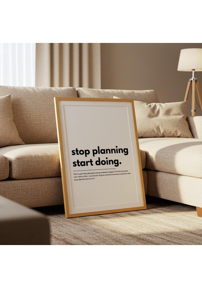 Motivasyon Sözü Sanatı: Planlamayı Bırakın Yapmaya Başlayın &
