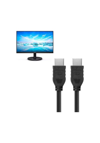 Hdmi Kablo 1.5mt 4k Full Hd Premium Yüksek Hızlı Philips Monitör Görüntü Kablosu Siyah