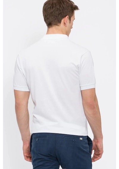 Lacoste Erkek Klasik Pike Kumaş Polo T-shirt Beyaz