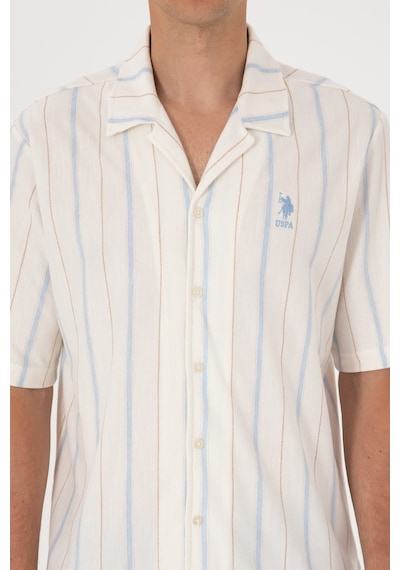 U.s. Polo Assn. Erkek Beyaz Gömlek Örme 50306877-vr013 Beyaz
