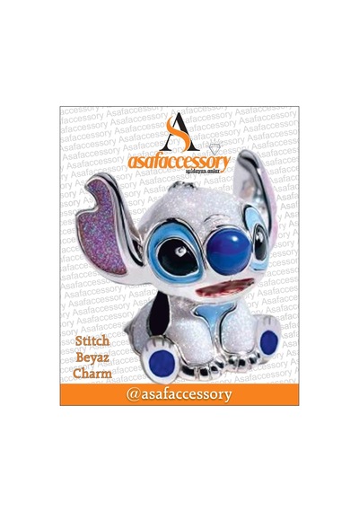 Stitch Beyaz Charm Asafaccessory
