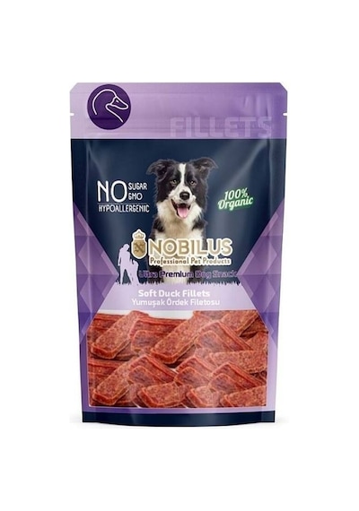 Nobılus Ördek Etli Fileto Köpek Ödül Maması 80gr