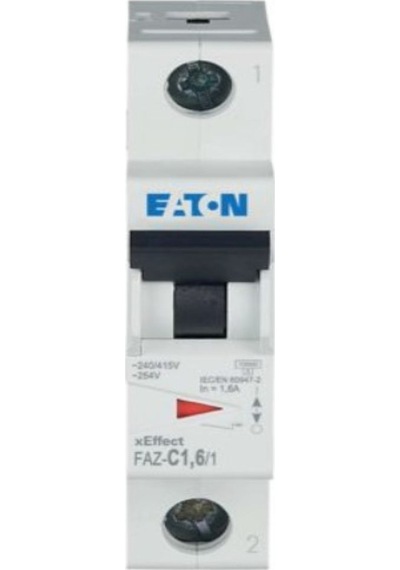 Eaton Faz-c1,6/1 Minyatür Devre Kesici - 10ka - C Eğrisi - 1x1,6a