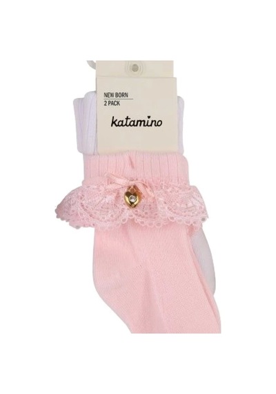 Katamino Amy 2'li Aks. Bebek Soket K44024 Karışık Renk Asorti