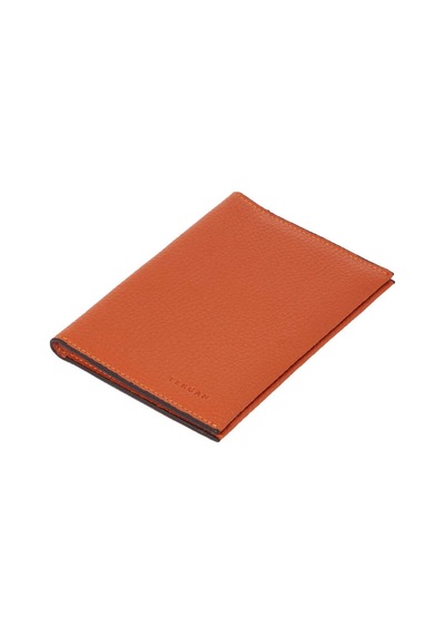 Tergan Turuncu Deri Unisex Pasaportluk - S1ps00001657-j35 Turuncu