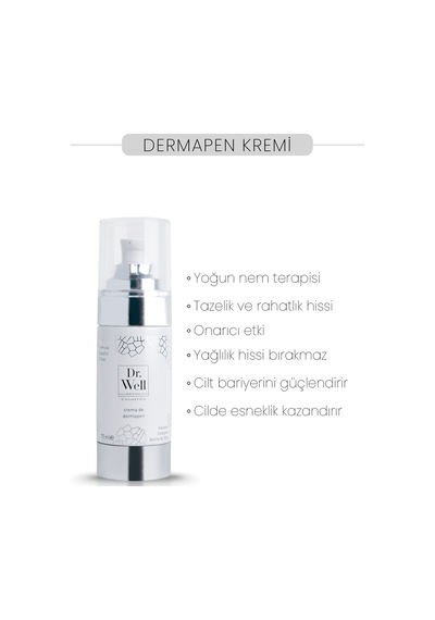 Dr.Well Barcelona Cosmetics Dermapen Sonrası Onarıcı Canlandırıcı Bakım Kremi 75 ML