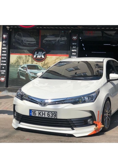 Toyota Corolla 2016-2018 Makyajlı Kasa Uyumlu Boyasız Plastik Custom Ön Ek