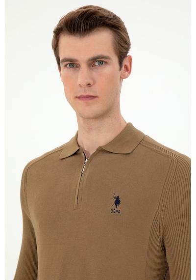 U.s. Polo Assn. Erkek Haki Kazak /triko 50293064-vr027 Haki
