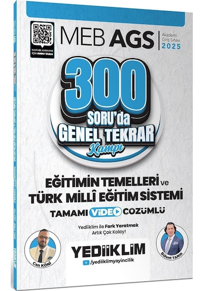 Yediiklim 2025 Meb Ags Eğitimin Temelleri Ve Türk Milli Eğitim Sistemi 300 Soruda Tamamı Video Çözümlü Genel Tekrar Kampı