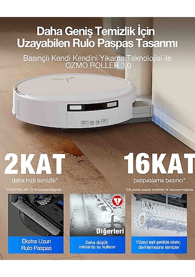 Ecovacs T90 Pro Omni Robot Süpürge Beyaz