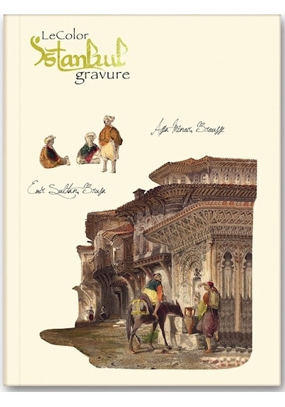 İstanbul Gravür Mini Journal Çizgili Külliye