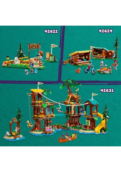 LEGO® Friends™ 42626 Macera Kampı Su Sporları 42626 - 7+ Oyuncak Yapım Seti (628 Parça)