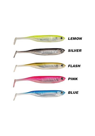 Ryuji Real Fish 10cm Silikon Yem 4 Adet Blue