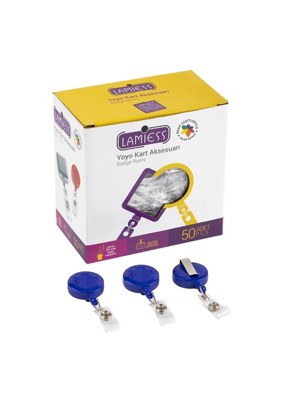 Lamiess Lms 351 Yuvarlak Yoyo Mavi 50'Li