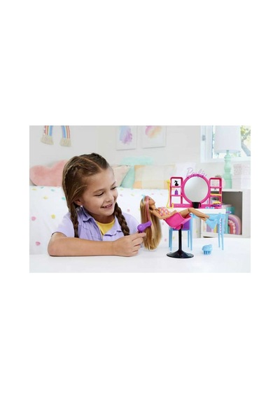Hkv00 Barbie Muhteşem Kuaför Oyun Seti Standart