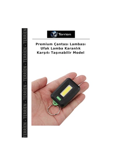Premium Çantası Lambası Ufak Lamba Karanlık Karşıtı Taşınabilir Model Beyaz